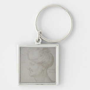 Head of Suleyman the Magnificent 1526 Keychain