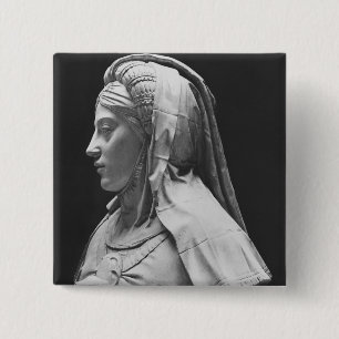 Head of Temperance 2 Inch Square Button