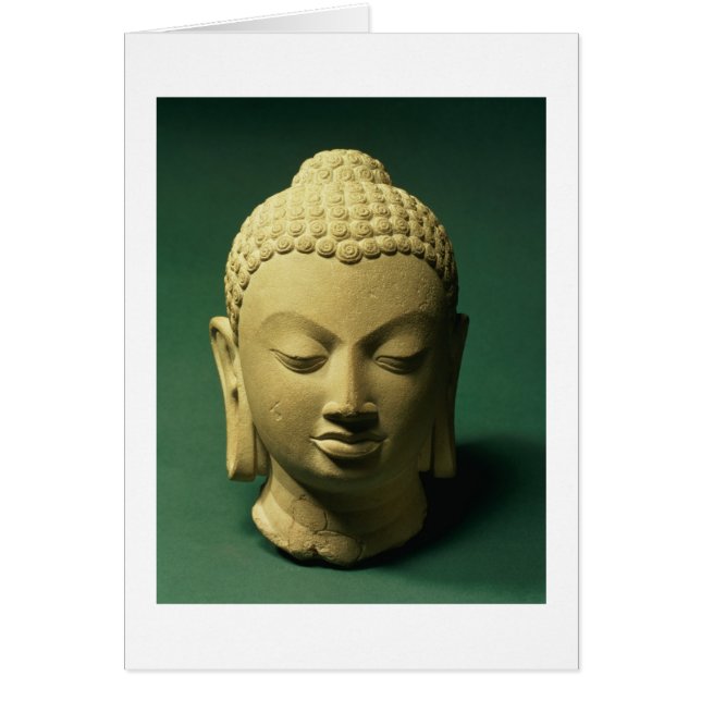 Head of the Buddha, Sarnath (sandstone) (Front)