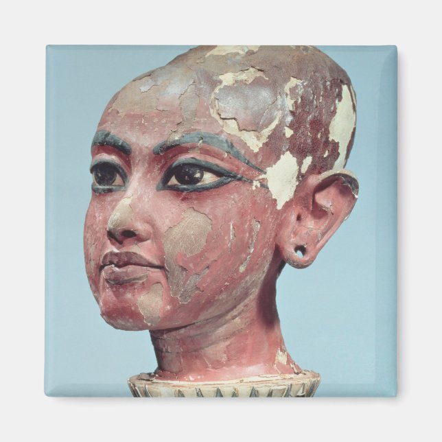 Head of the child king Tutankhamun emerging Magnet (Front)