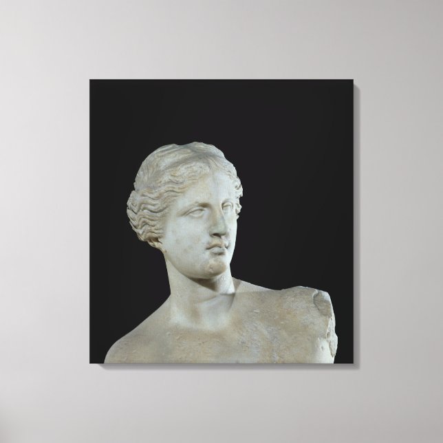 Head of the Venus de Milo, c.100 BC Canvas Print (Front)