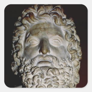 Head of Zeus Square Sticker