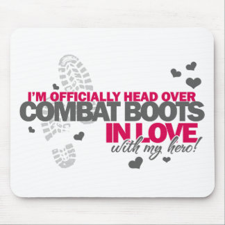 Head over Combat Boots Mouse Pad