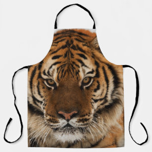 Head Shot of Siberian Tiger Apron