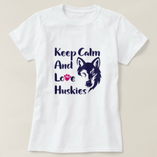 Head Siberian Husky Vintage T-Shirt