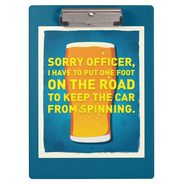 Head Spins Clipboard (Front)