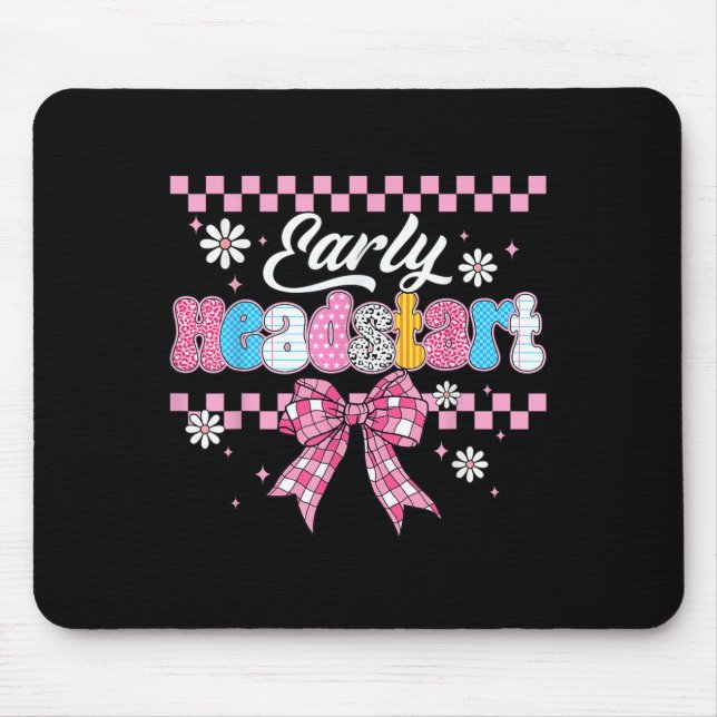 Head Start Teacher Back To School Early Learning M Mouse Pad (Front)