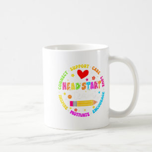 Head Start Team Homeschool Teacher Headstart Back  Coffee Mug