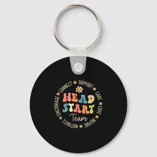 Head Start Team Homeschooling Teacher Back To Scho Keychain