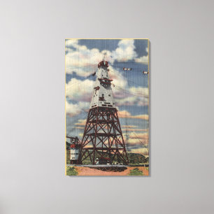 Head Tower, Mixing Plant, Shasta Dam Canvas Print