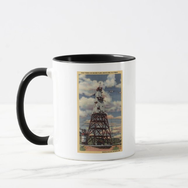 Head Tower, Mixing Plant, Shasta Dam Mug (Left)