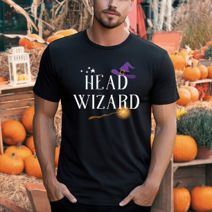 Head Wizard - Family Matching Halloween T-Shirt