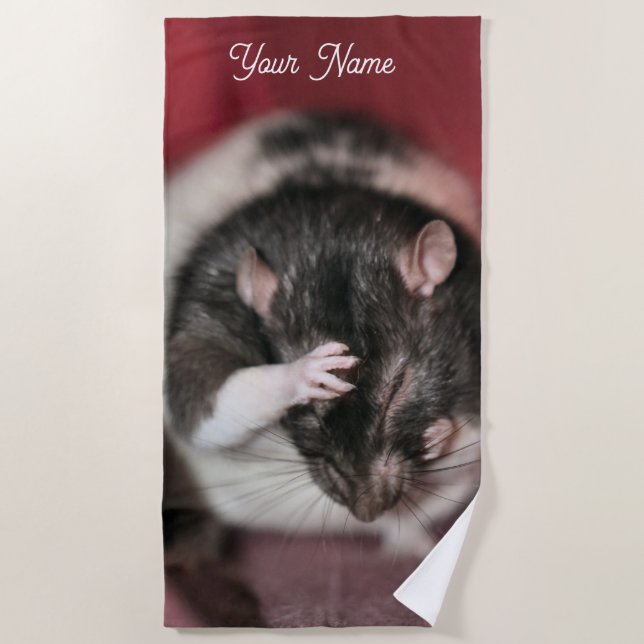 Headache Beach Towel (Front)