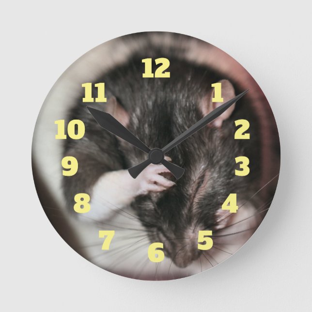Headache! Round Clock (Front)