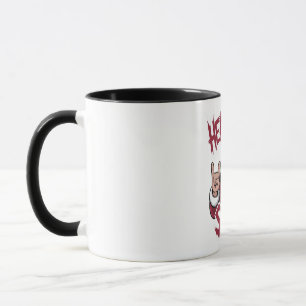Headbang Santa Rock Metal Music Devil Horn Music Mug