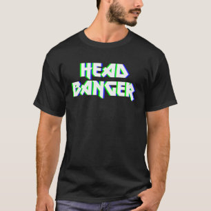 Headbanger Dubstep Heavy Metal Rocker Techno Rave  T-Shirt