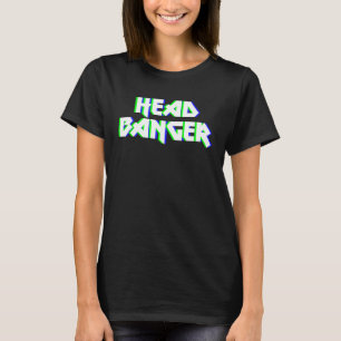 Headbanger Dubstep Heavy Metal Rocker Techno Rave T-Shirt
