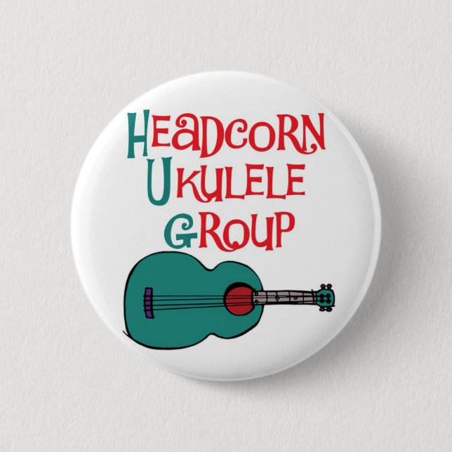 Headcorn Ukulele Group Pin Badge (Front)