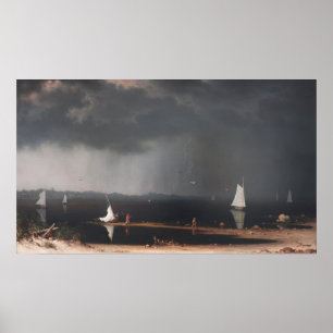 Heade - Thunderstorm On Narragansett Bay Poster