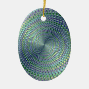 Headhurts Fractal Ceramic Ornament