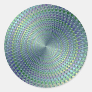 Headhurts - Fractal Classic Round Sticker