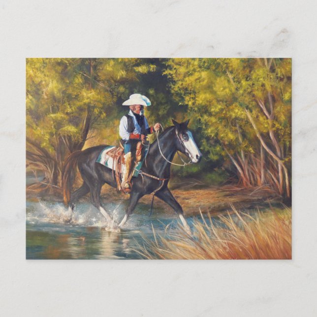 Headin' Upstream Postcard (Front)