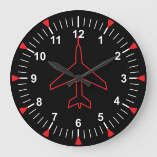 Heading Indicator Large Clock