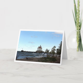 Headlands Beach Lighthouse Card