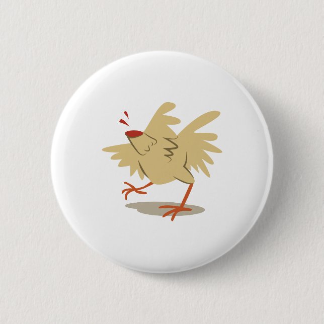 Headless Chicken 2 Inch Round Button (Front)