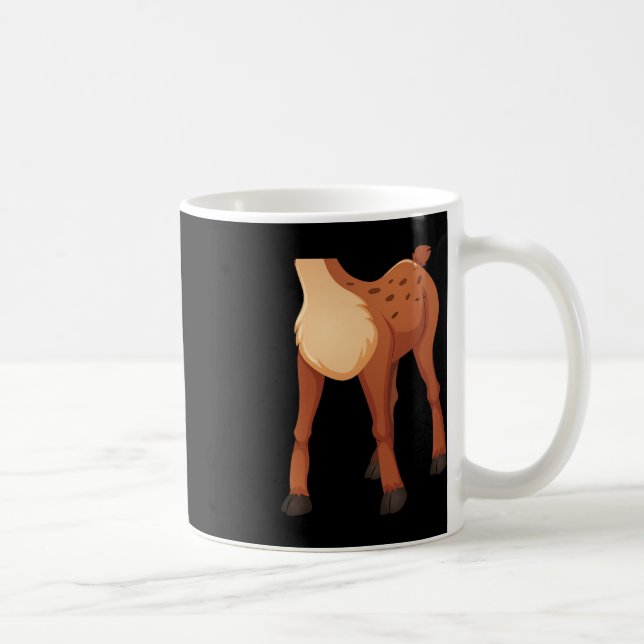 Headless Deer Lazy DIY Halloween Costume Fun Anima Coffee Mug (Right)