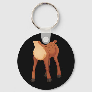Headless Deer Lazy DIY Halloween Costume Fun Anima Keychain