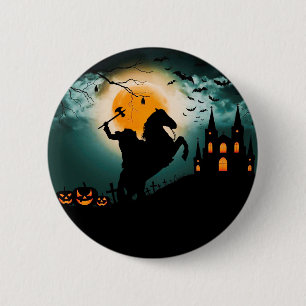 Headless Horseman 2 Inch Round Button
