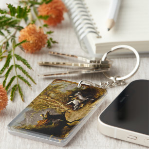 Headless Horseman Chasing Ichabod Crane Keychain