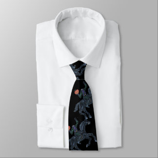 Headless Horseman Halloween horror necktie tie