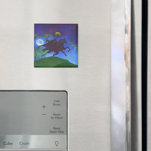 Headless Horseman in the Blue Light Magnet (In Situ (Fridge))