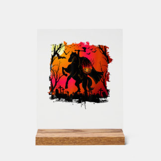 Headless Horseman Shirt Urban Legend Halloween Pum