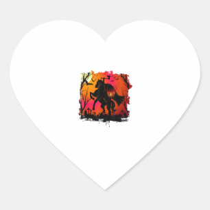 Headless Horseman Shirt Urban Legend Halloween Pum Heart Sticker