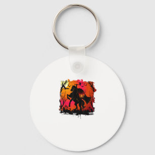 Headless Horseman Shirt Urban Legend Halloween Pum Keychain