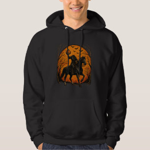 Headless Knight On Horse Pumpkin Halloween Hoodie