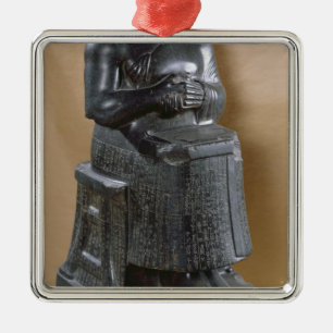 Headless statue of Prince Gudea  as an Metal Ornament