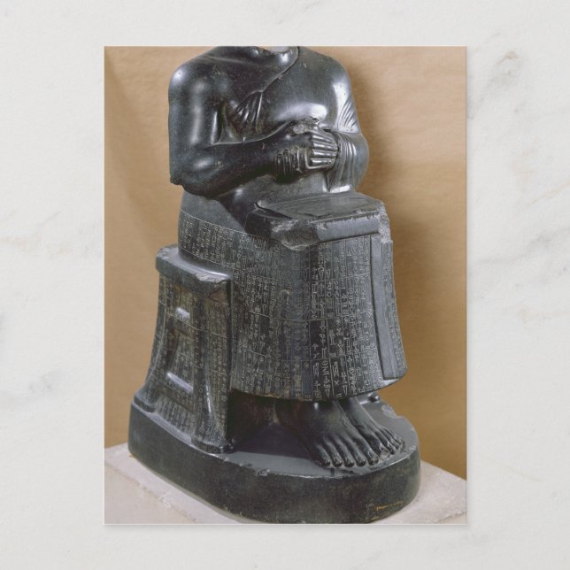 Headless statue of Prince Gudea  as an Postcard (Front)
