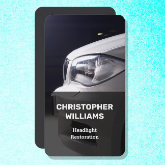 Headlight Restoration Business Card