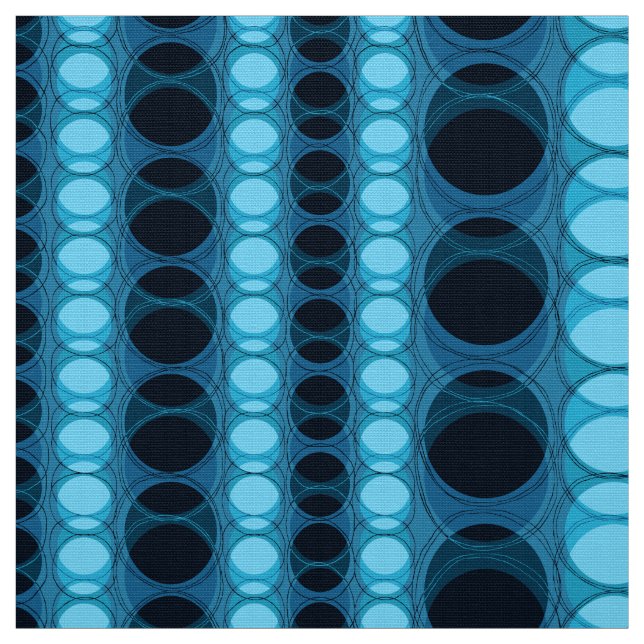 Headlights Retro Polka Dot Stripes Fabric (Swatch)