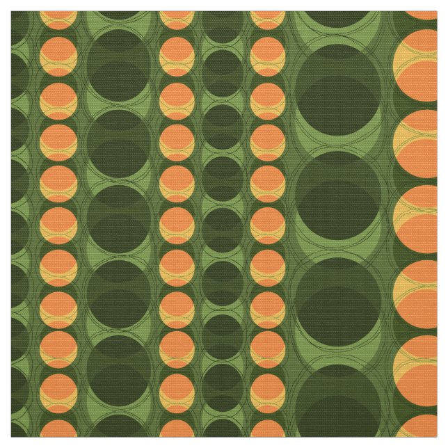 Headlights Retro Polka Dot Stripes Fabric (Swatch)