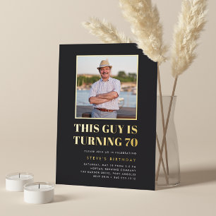 Headline 70th Birthday Party Photo