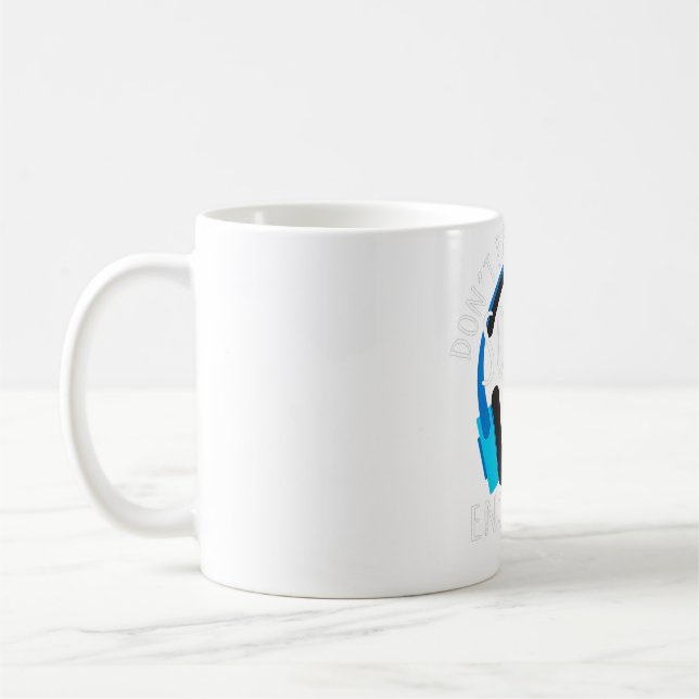 Headphone Design Dont Panic Im The Sound Engineer  Coffee Mug (Left)