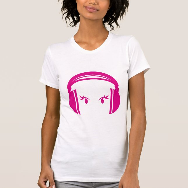 Headphone & Eyes T-Shirt (Front)