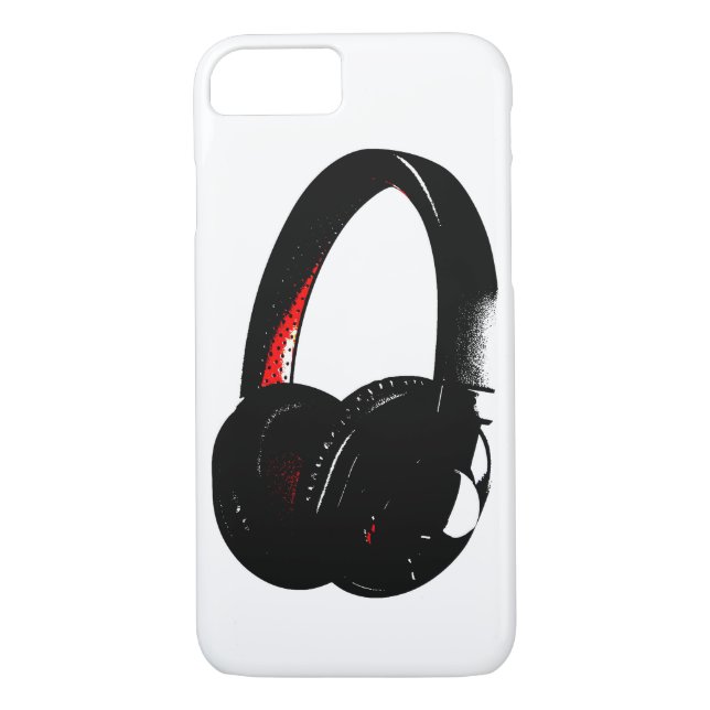 Headphone Pop Art Head Phone Case-Mate iPhone Case (Back)