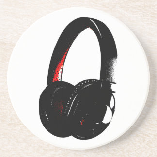 Headphone Pop Art Head Phone Coaster