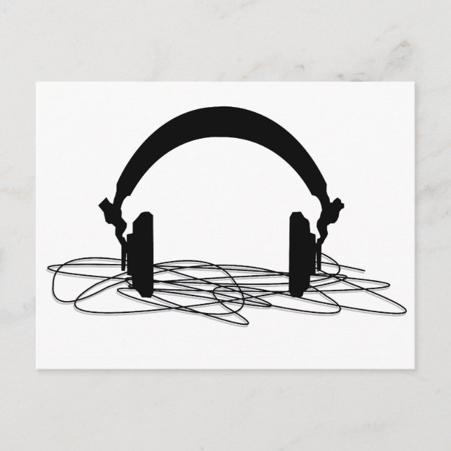 headphone postcard (Front)